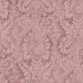 Chic Rose Wallpaper - Maroon - by Galerie. Click for more details and a description.