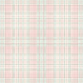 Check Plaid Wallpaper - Pink - by Galerie. Click for more details and a description.