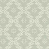 Witney Daisy Wallpaper - Lagoon - by Sanderson. Click for more details and a description.