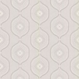 Milcombe  Wallpaper - Silver - by Sanderson. Click for more details and a description.
