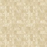 Tile Wallpaper - Gold - by Galerie. Click for more details and a description.