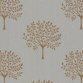 Marcham Wallpaper - Copper Grey - by Sanderson. Click for more details and a description.