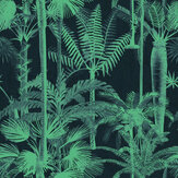 Palmera Cubana Mural - Emerald - by Mind the Gap. Click for more details and a description.