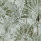 Travellers Palm Mural - Neutral - by Mind the Gap