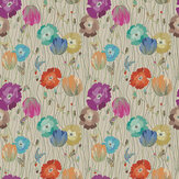 Poppies  Wallpaper - Taupe - by Missoni Home. Click for more details and a description.
