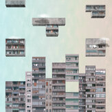 Tetris Mural - Sunset - by Coordonne. Click for more details and a description.