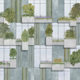 Vertical Forest Mural - Grey - by Coordonne. Click for more details and a description.