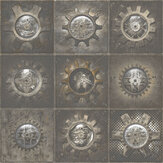 Industrial Tiles Wallpaper - Brown - by Galerie. Click for more details and a description.