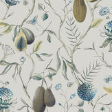 Papaya Wallpaper - Peacock - by Masureel. Click for more details and a description.