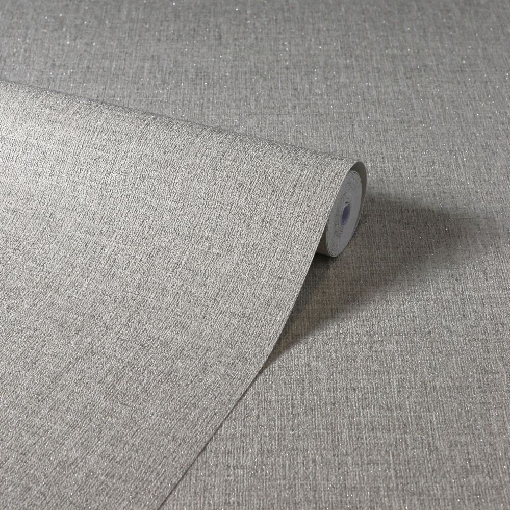 Luxe Hessian Wallpaper - Mink - by Arthouse