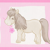 Pony Champion Border - Pink - by Albany. Click for more details and a description.