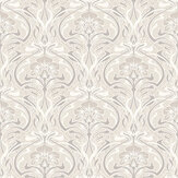 Flora Nouveau Wallpaper - Natural - by Crown. Click for more details and a description.
