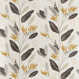 Llenya Fabric - Honey / Jet / Jute - by Harlequin. Click for more details and a description.