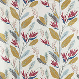 Llenya Fabric - Cerise / Harbour / Saffron - by Harlequin. Click for more details and a description.