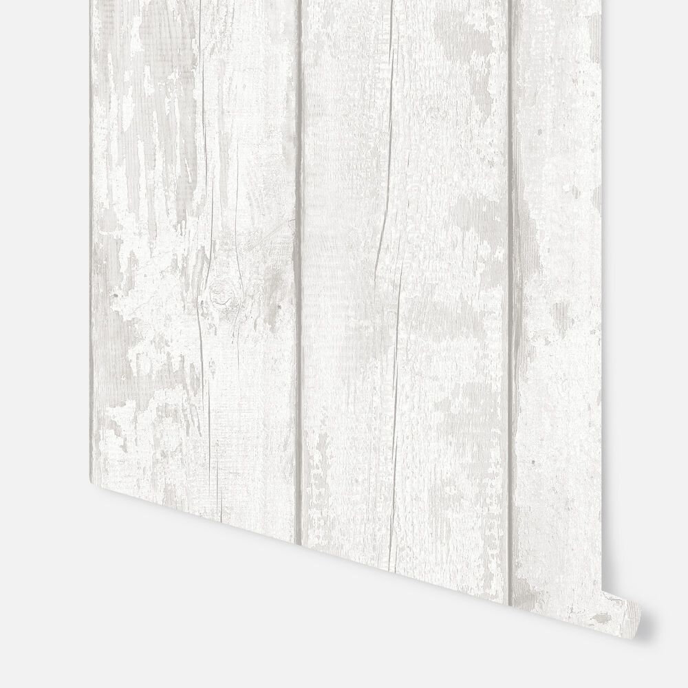 Grey Washed Wood Wallpaper - by Arthouse