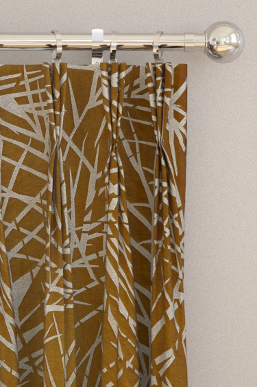 Lorenza Curtains - Saffron / Oyster - by Harlequin. Click for more details and a description.