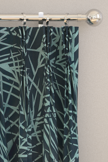 Lorenza Curtains - Ink / Seaglass - by Harlequin. Click for more details and a description.