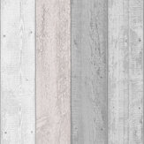 Painted Wood Wallpaper - Pink / Grey  - by Arthouse. Click for more details and a description.