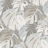 Samara Wallpaper - Stone / Blue  - by A Street Prints. Click for more details and a description.