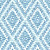 Zaya Wallpaper - Blue  - by A Street Prints. Click for more details and a description.