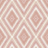 Zaya Wallpaper - Pink / Orange  - by A Street Prints. Click for more details and a description.