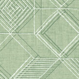 Moki  Wallpaper - Green - by A Street Prints. Click for more details and a description.
