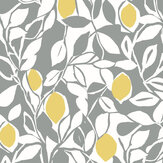 Loretto Wallpaper - Yellow / Grey - by A Street Prints. Click for more details and a description.