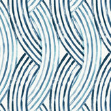 Zemora  Wallpaper - Blue - by A Street Prints. Click for more details and a description.