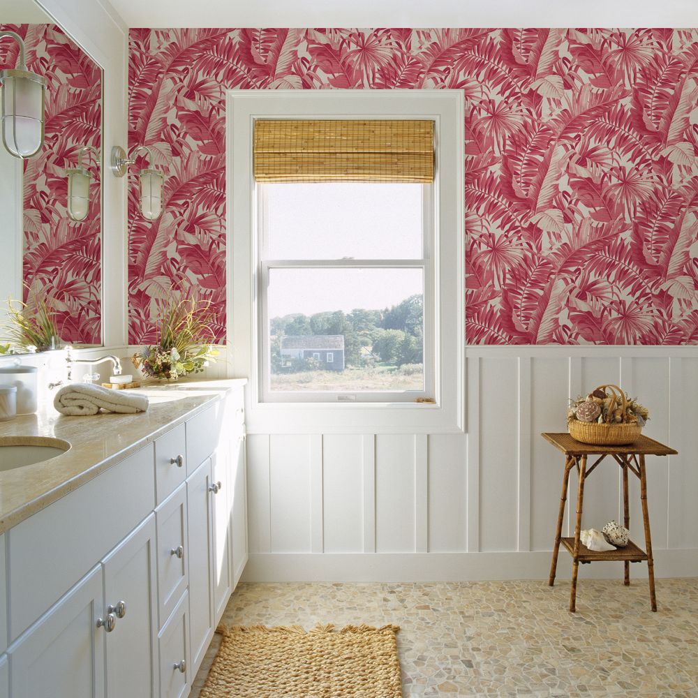 Alfresco  Wallpaper - Pink / White  - by A Street Prints