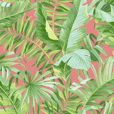Alfresco  Wallpaper - Green / Pink  - by A Street Prints. Click for more details and a description.