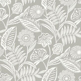 Alma Wallpaper - Light Grey - by A Street Prints. Click for more details and a description.