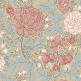 Camile Wallpaper - Pink / Grey - by Galerie. Click for more details and a description.