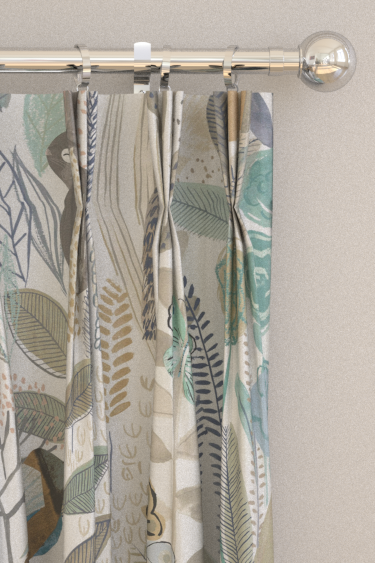 Hide and Seek Curtains - Linen / Duck Egg / Stone - by Harlequin. Click for more details and a description.