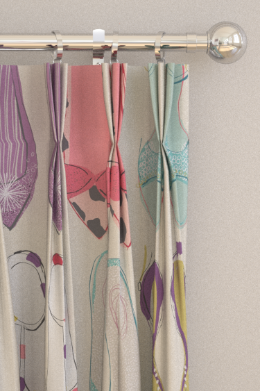 World at Your Feet Curtains - Pebble / Blossom / Sky - by Harlequin. Click for more details and a description.