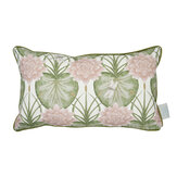 Lily Garden Rectangular Cushion - Cream - by The Chateau by Angel Strawbridge. Click for more details and a description.