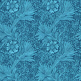 Marigold Wallpaper - Navy - by Morris. Click for more details and a description.