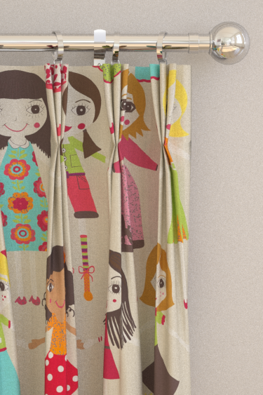 Best of Friends Curtains - Neutral / Multi - by Harlequin. Click for more details and a description.
