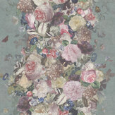Ophelia   Wallpaper - Teal - by SketchTwenty 3