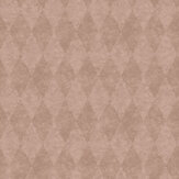 Harlequin Wallpaper - Rose Gold  - by Galerie. Click for more details and a description.