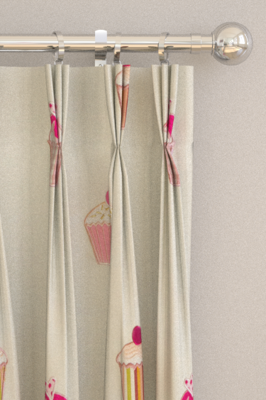 Cupcakes Curtains - Fuchsia / Candy / Lime / Natural - by Harlequin. Click for more details and a description.