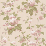 Chantilly Wallpaper - Pink / Green - by Colefax and Fowler. Click for more details and a description.