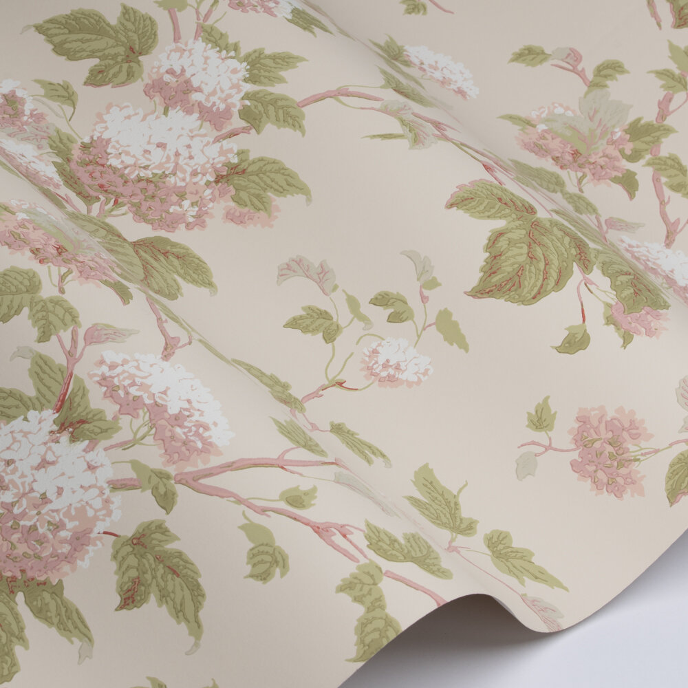 Chantilly Wallpaper - Pink / Green - by Colefax and Fowler