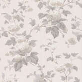 Chantilly Wallpaper - Silver / Leaf - by Colefax and Fowler. Click for more details and a description.