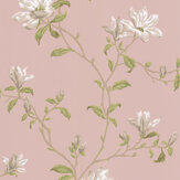 Marchwood Wallpaper - Shell Pink - by Colefax and Fowler. Click for more details and a description.