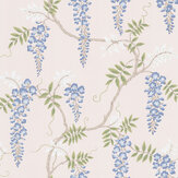 Grayshott Wallpaper - Blue / Green - by Colefax and Fowler. Click for more details and a description.