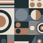 FAB! Wallpaper - Washed Denim - by Mini Moderns. Click for more details and a description.