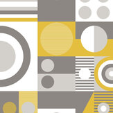 FAB! Wallpaper - Mustard - by Mini Moderns. Click for more details and a description.