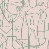 Atelier Wallpaper - Rose Marais - by Mini Moderns. Click for more details and a description.