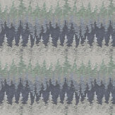 Alps Wallpaper - Slate Blue - by Missoni Home. Click for more details and a description.