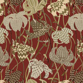 Lilium Wallpaper - Red - by Missoni Home. Click for more details and a description.